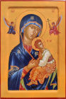 Икона Богоматери Страстная, или Неустанной помощи, icon Our Lady of Perpetual help. Размер иконы 30х20 см.